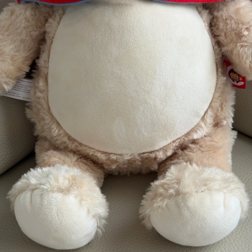 Cubbies Cubbyford Hero Plush Bear with Red Cape-Embroidery Belly